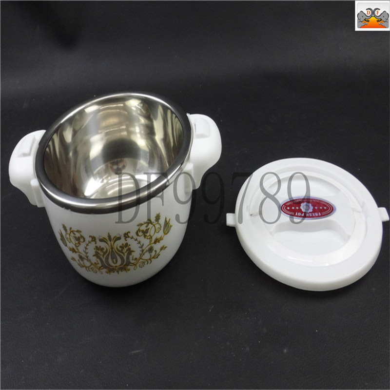 DF99789 4-piece insulated bucket, White printed insulated Lunch box, 4-piece insulated lunch box, DF TRADING HOUSE Application Scenario