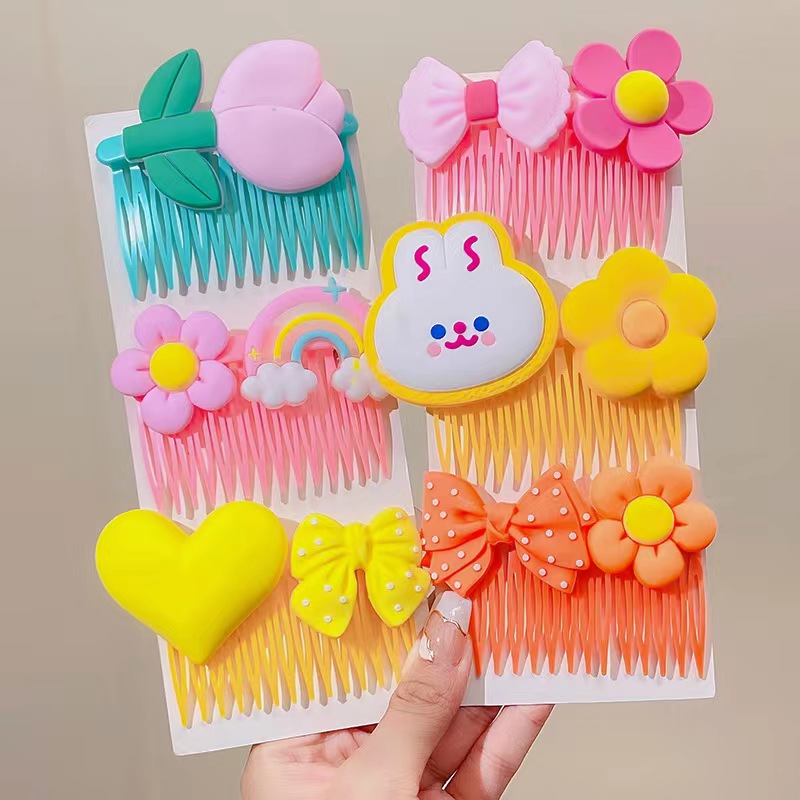 Hair clips, children's cartoon hair clips, hair combs, anti-slip bangs hair clips, hair pins, hair accessories, h-616 for broken hair details Picture