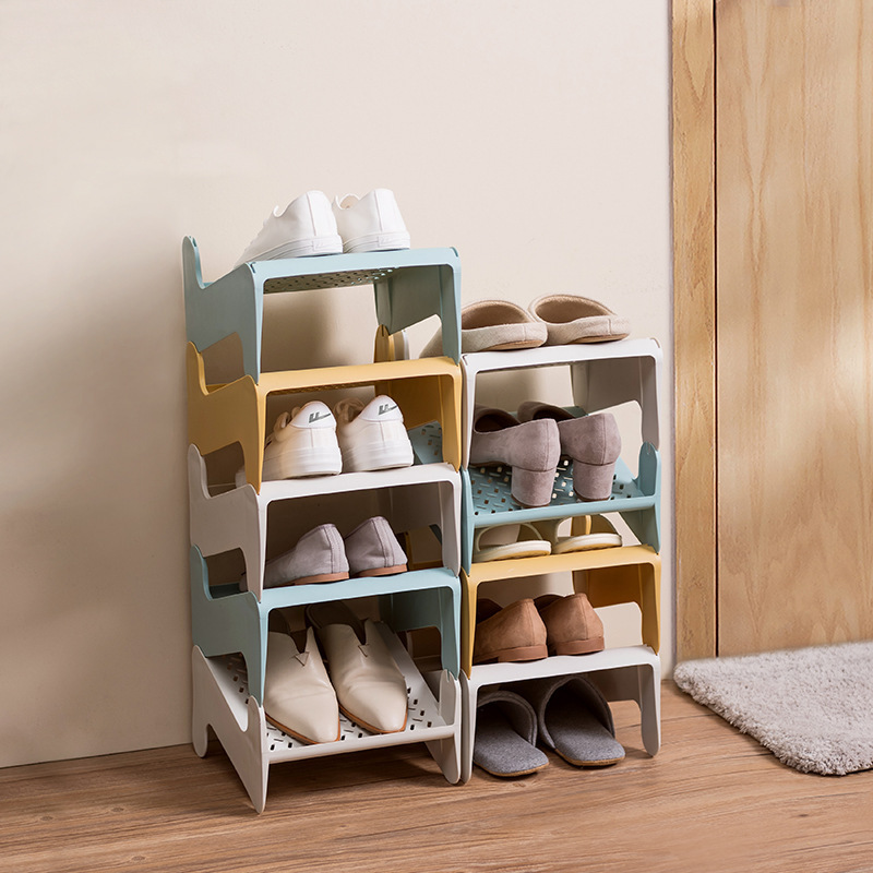 Foldable shoe rack