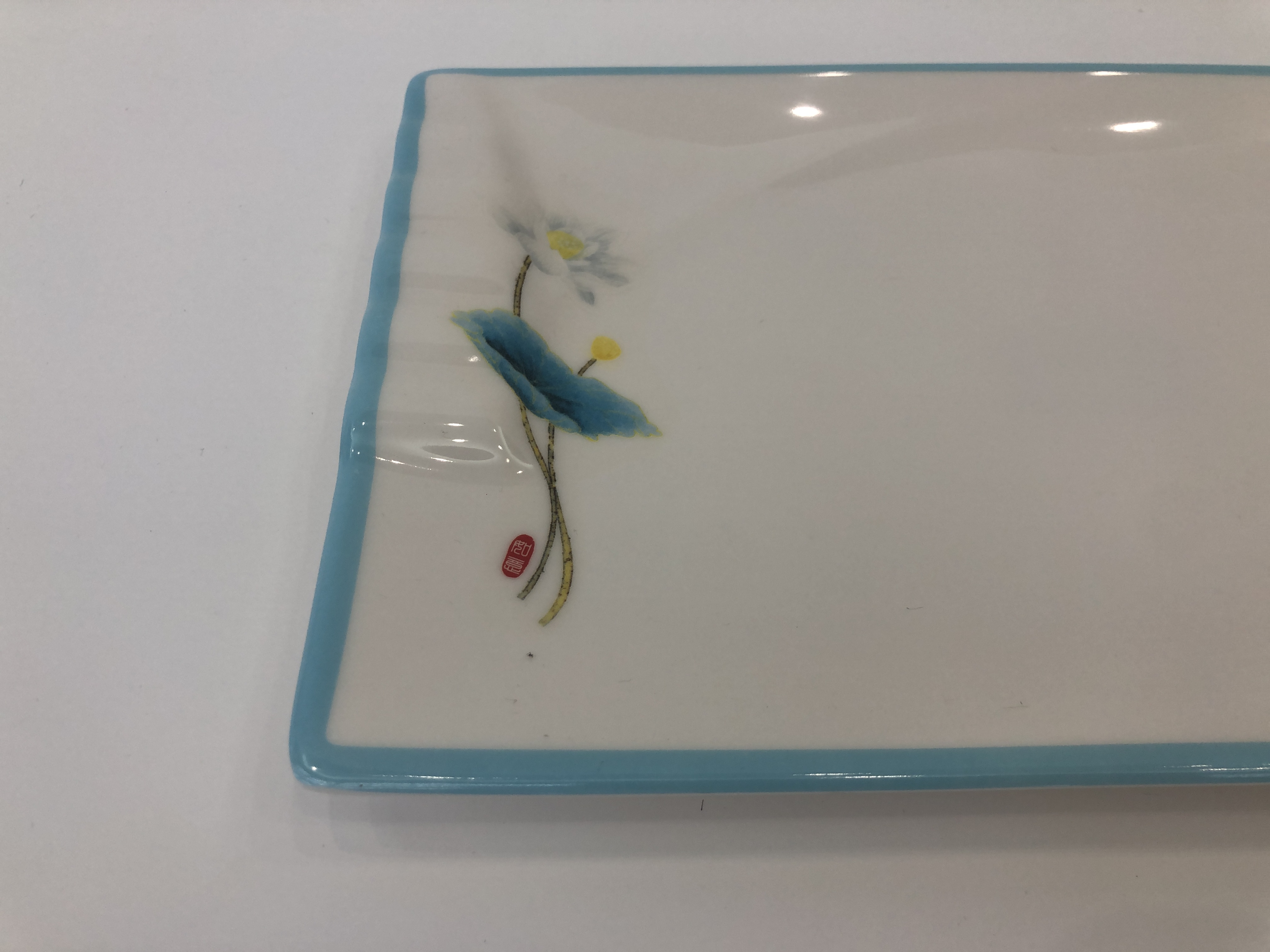 Melamine plates, porcelain imitation tableware, plastic tableware, hotel tableware, vegetable plates, frosted plates, cold dish plates, auspicious flower plates, flat plates, rectangular plates, hot pot plates, towel plates Specification image