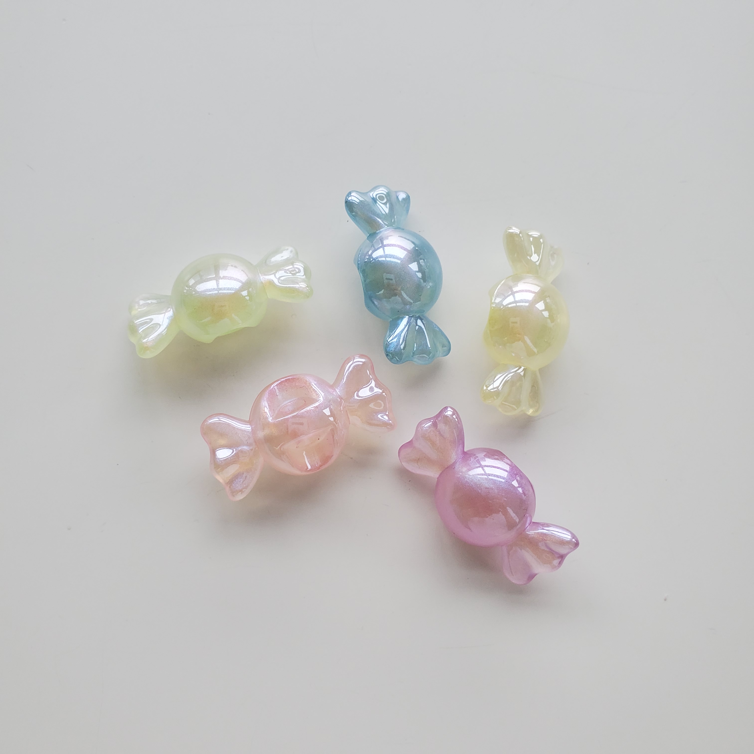 手工饰品配件/糖果形状的珠/DIY首饰白底实物图