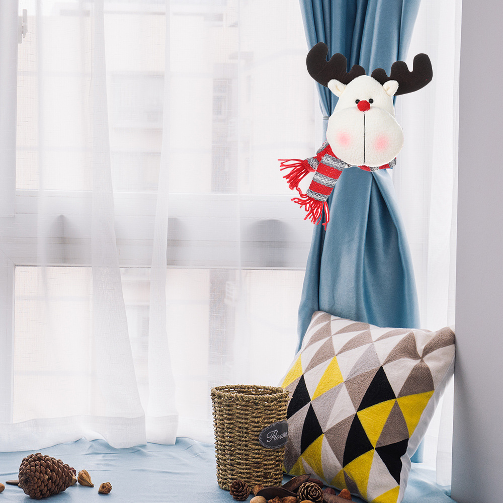 Yuanchuang Christmas's new Christmas rubber band curtain clips, Christmas decorative items, window display decorations, and Christmas cartoon creative products Specification image