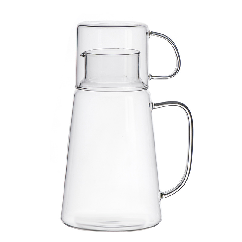 Cold water kettle, glass cooling water kettle, juice kettle, decoration kettle, cooling boiled water kettle, one kettle and one cup set