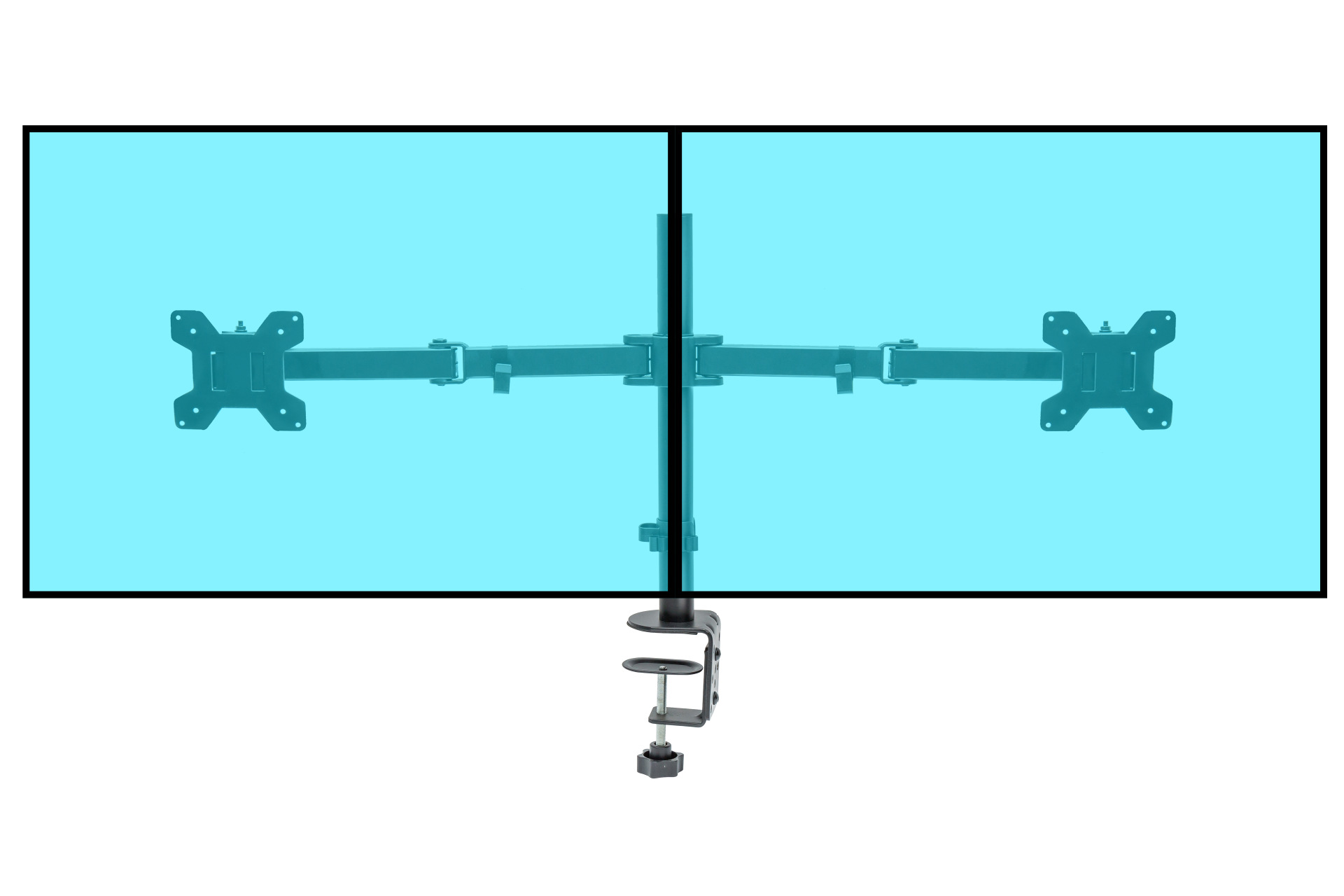 Dual-screen monitor stand manufacturer direct sales of TV stands, universal TV wall mounts, TV wall mounts, TV brackets, TV wall mounts, 26-inch - 55-inch TcL, SONY, Panasonic, Hisense, Samsung, Xiaomi