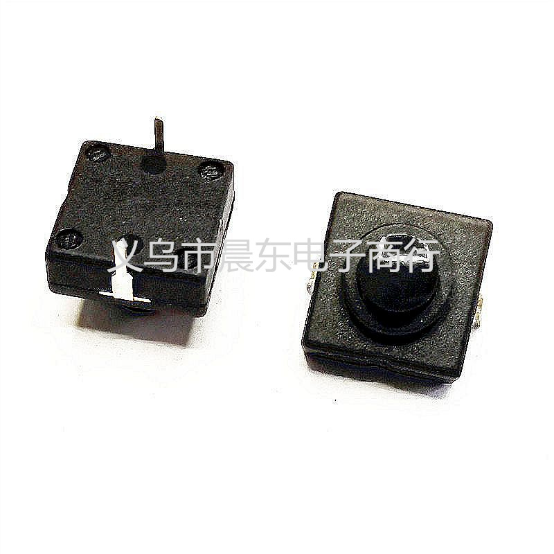 Factory direct sales flashlight button switch 12*12 square middle two-pin tail button switch Application Scenario