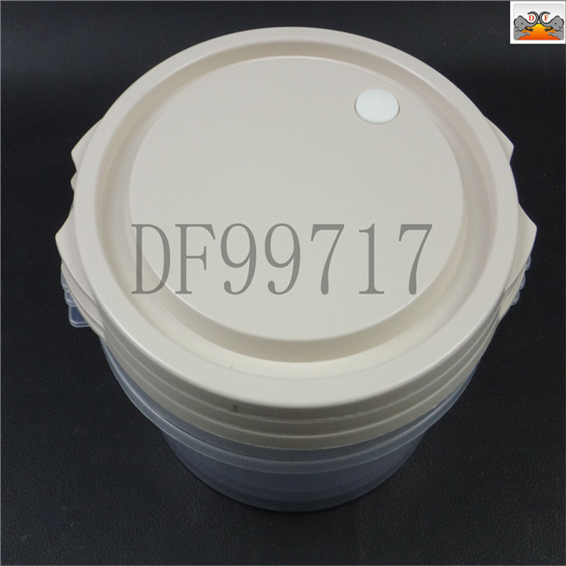 DF99717 three-piece plastic salad bowl, light luxury refrigerator storage box, fresh-keeping box, microwave heating lunch box, leftover food packing box, fruit sand DF TRADING HOUSE Specification image
