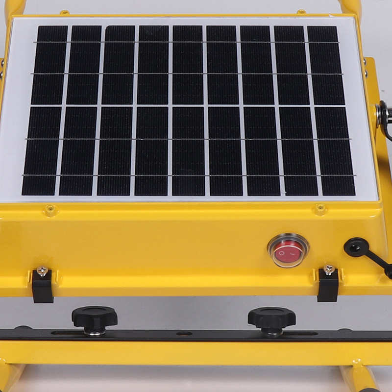 LED charging floodlight with integrated waterproof and explosion-proof lamp board, ultra-bright outdoor 100W and 200W Item Picture