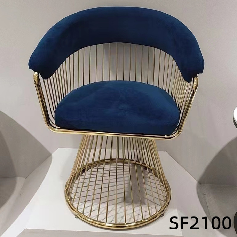吕字家具-轻奢餐椅家用北欧铁艺靠背椅现代简约高端设计师意式久坐舒适椅子