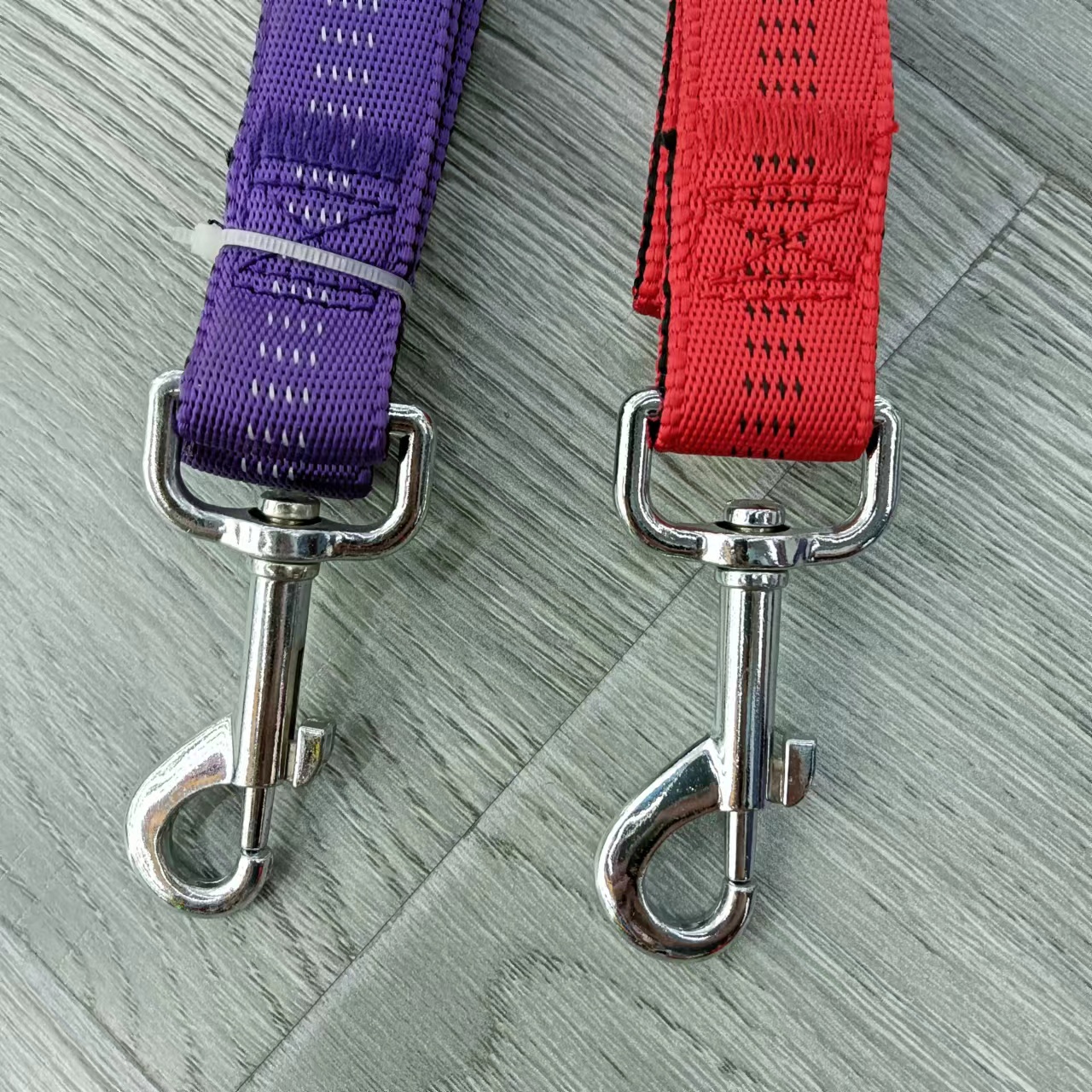 2.0 Double-layer soft cotton dot dog small dog leash, Teddy puppy chest and back two-piece dog leash Item Picture