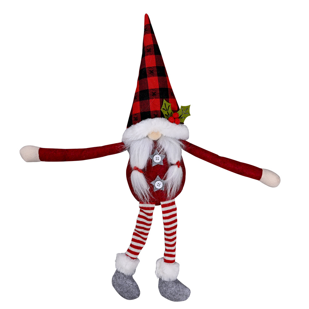 圣诞窗帘扣/圣诞老人/圣诞饰品白底实物图