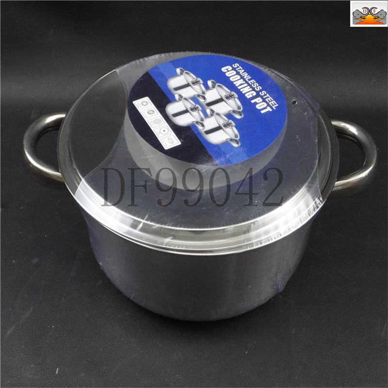 DF99042 Ten-piece set Wide Edge Pot Double Ear Pot Tube Ear Pot Kitchen Hotel supplies DF TRADING HOUSE details Picture