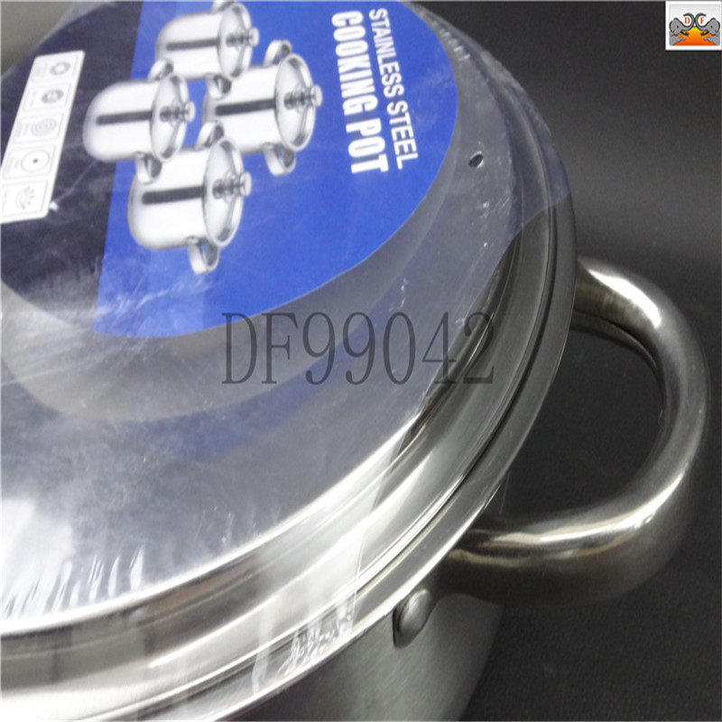 DF99042 Ten-piece set Wide Edge Pot Double Ear Pot Tube Ear Pot Kitchen Hotel supplies DF TRADING HOUSE Specification image