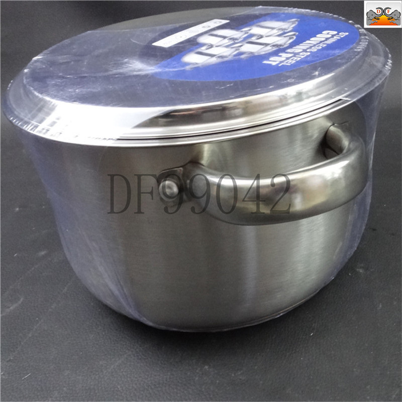 DF99042 Ten-piece set Wide Edge Pot Double Ear Pot Tube Ear Pot Kitchen Hotel supplies DF TRADING HOUSE Item Picture
