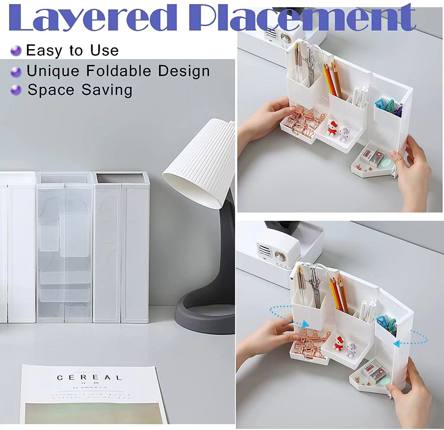 Multi-functional folding storage rack Item Picture