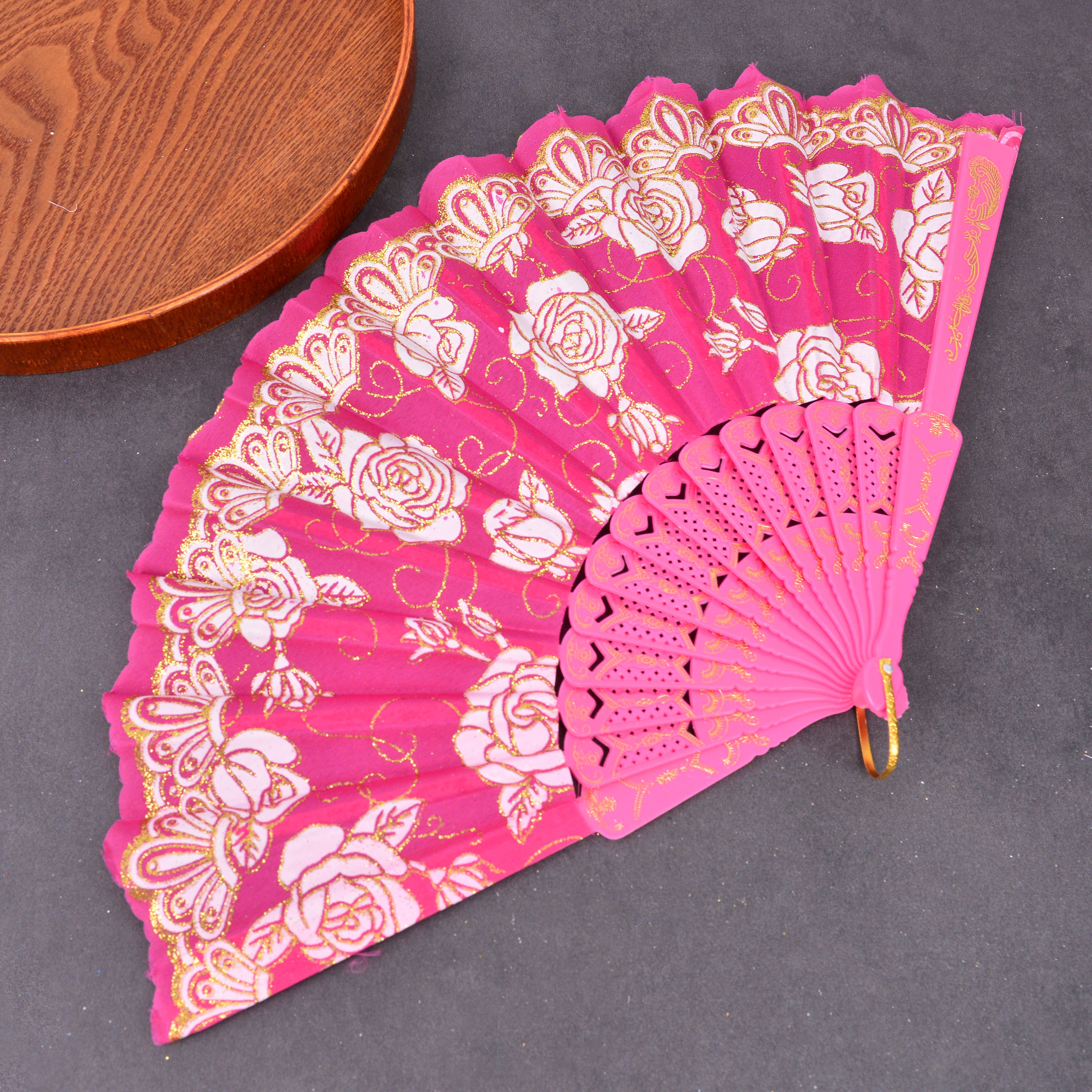 扇子/古风扇/舞蹈扇白底实物图