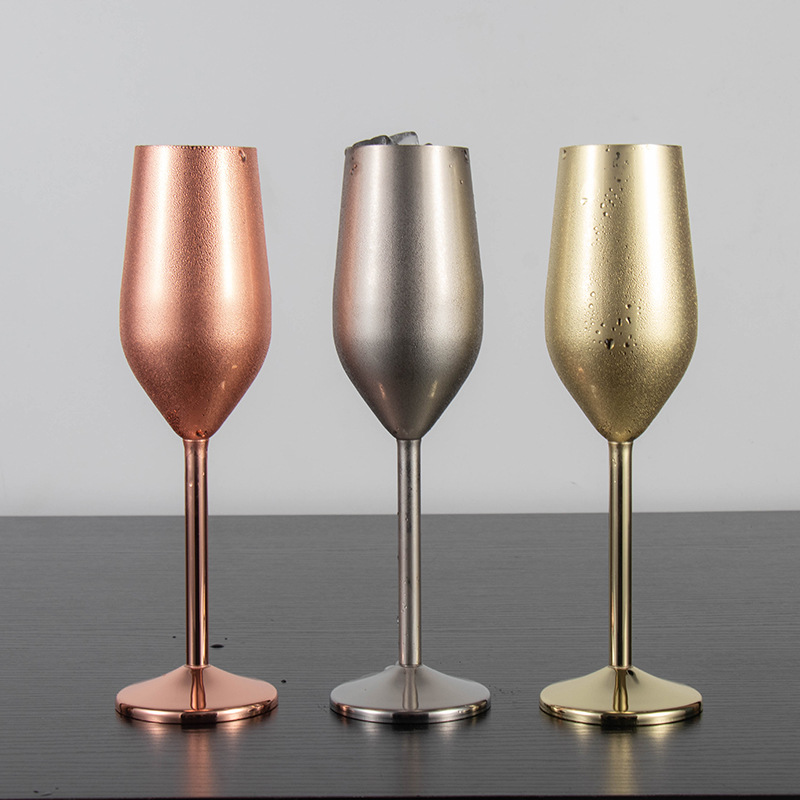 304 stainless steel champagne glass for export