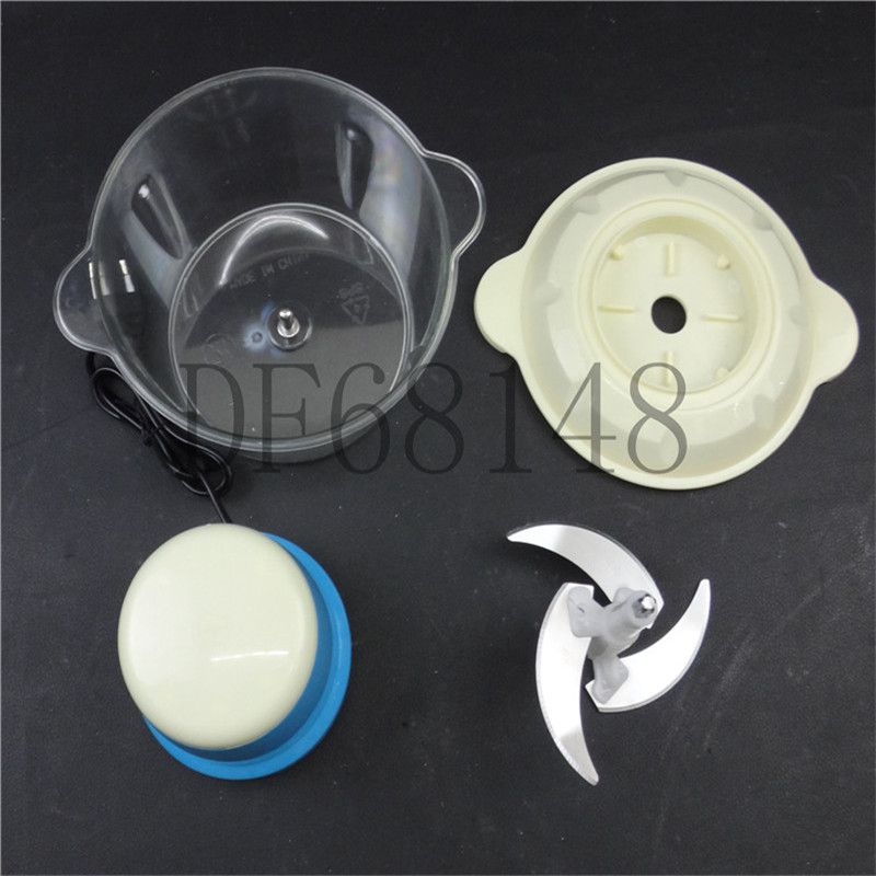 家用不锈钢/玻璃塑料款/电动绞肉机/绞菜器/剁肉菜馅料理/DF TRADING HOUSE白底实物图