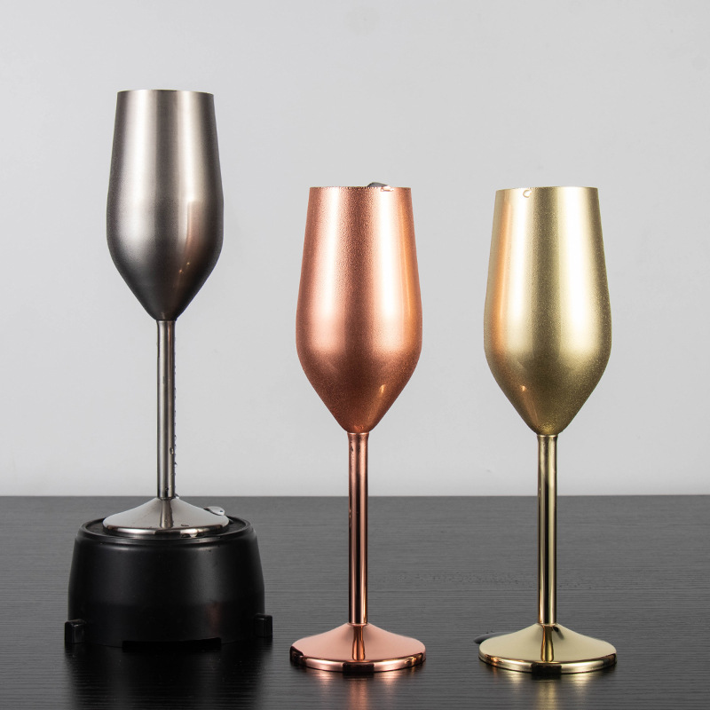 304 stainless steel champagne glass for export Item Picture