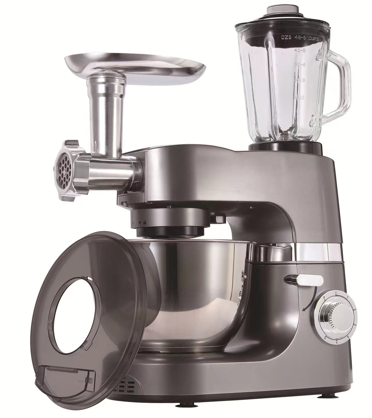 This household multi-functional meat grinder, blender, food processor and flour grinder can be used for multiple purposes. Make soy milk and complementary foods easily. It is a must-have blender and food processor in the kitchen