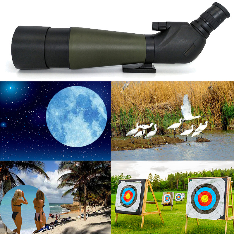 Free Tiger 20-60x80 bird-watching mirror, high-magnification, high-definition, waterproof, professional astronomical telescope for mobile phone photography and video recording details Picture