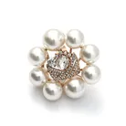 高档精致奢华复古气质简约潮流戒指欧美创意设计时尚开口珍珠戒指 