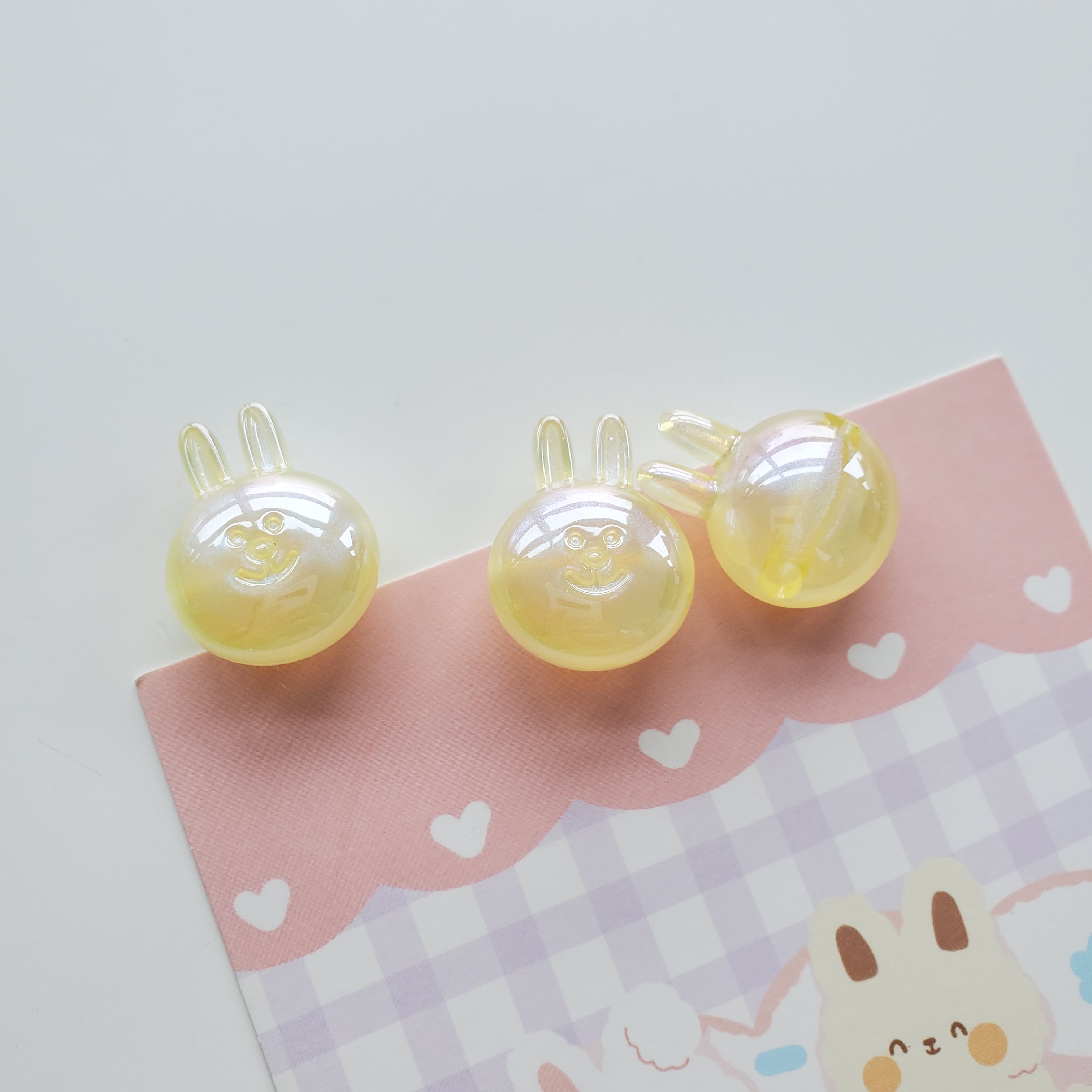 手工饰品配件/DIY首饰/兔子珠子配件产品图