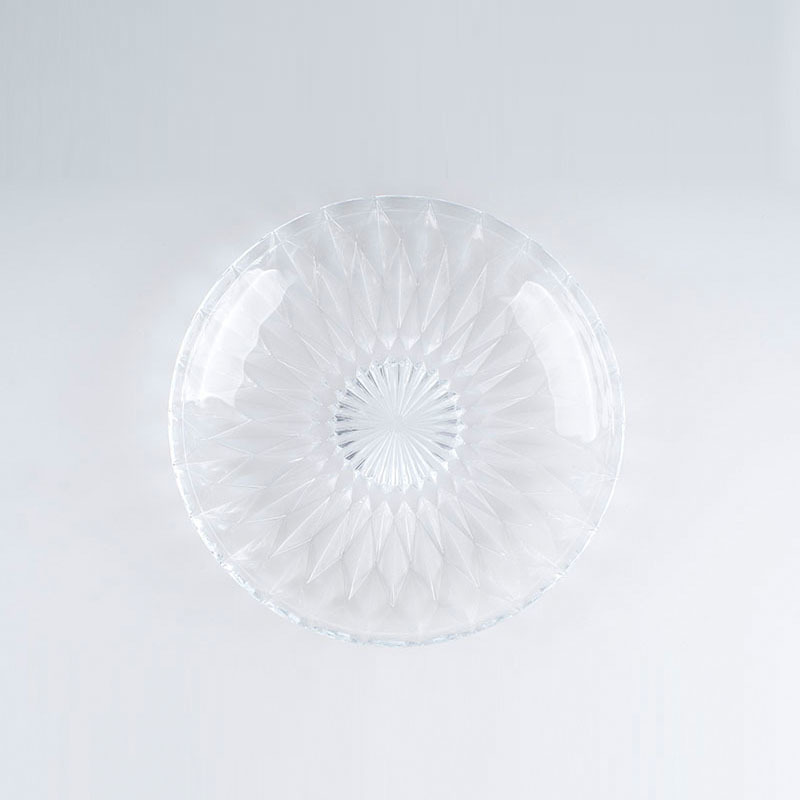 Dried fruit bowls, plates and dishes, creative living room plates, transparent fruit salad coffee tables, tea and fruit plates Specification image