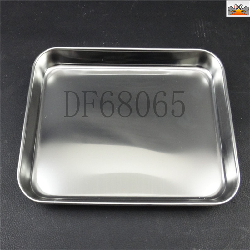 DF68065不锈钢平底方盘长方形托盘烧烤盘家用餐盘蒸盘肠粉盘阿胶盘DF TRADING HOUSE