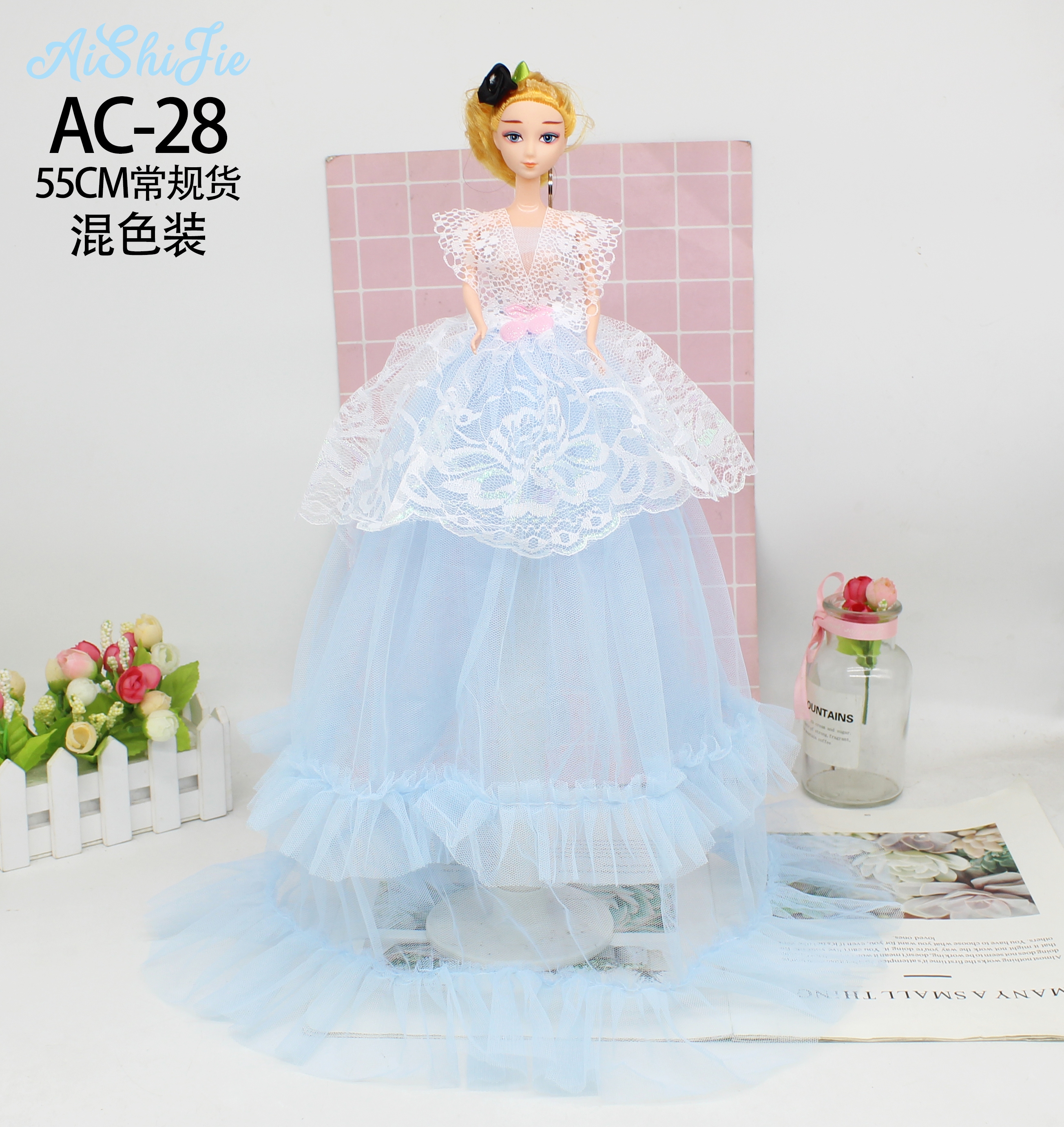 Factory direct sales of 55cm wedding dresses, Barbie dolls, girl toys, princesses, play house toys, dance event gifts Application Scenario