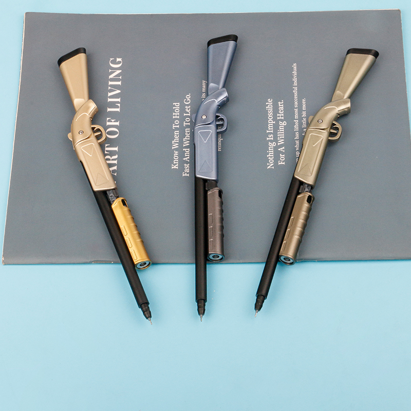 黑色中性笔白底实物图