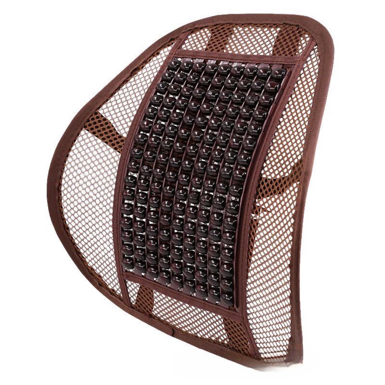 Summer wooden bead lumbar support, ventilation and breathability, massage lumbar support pad, office seat backrest pad, lumbar pad, car supplies, Qiwei Car decoration QW47 Application Scenario