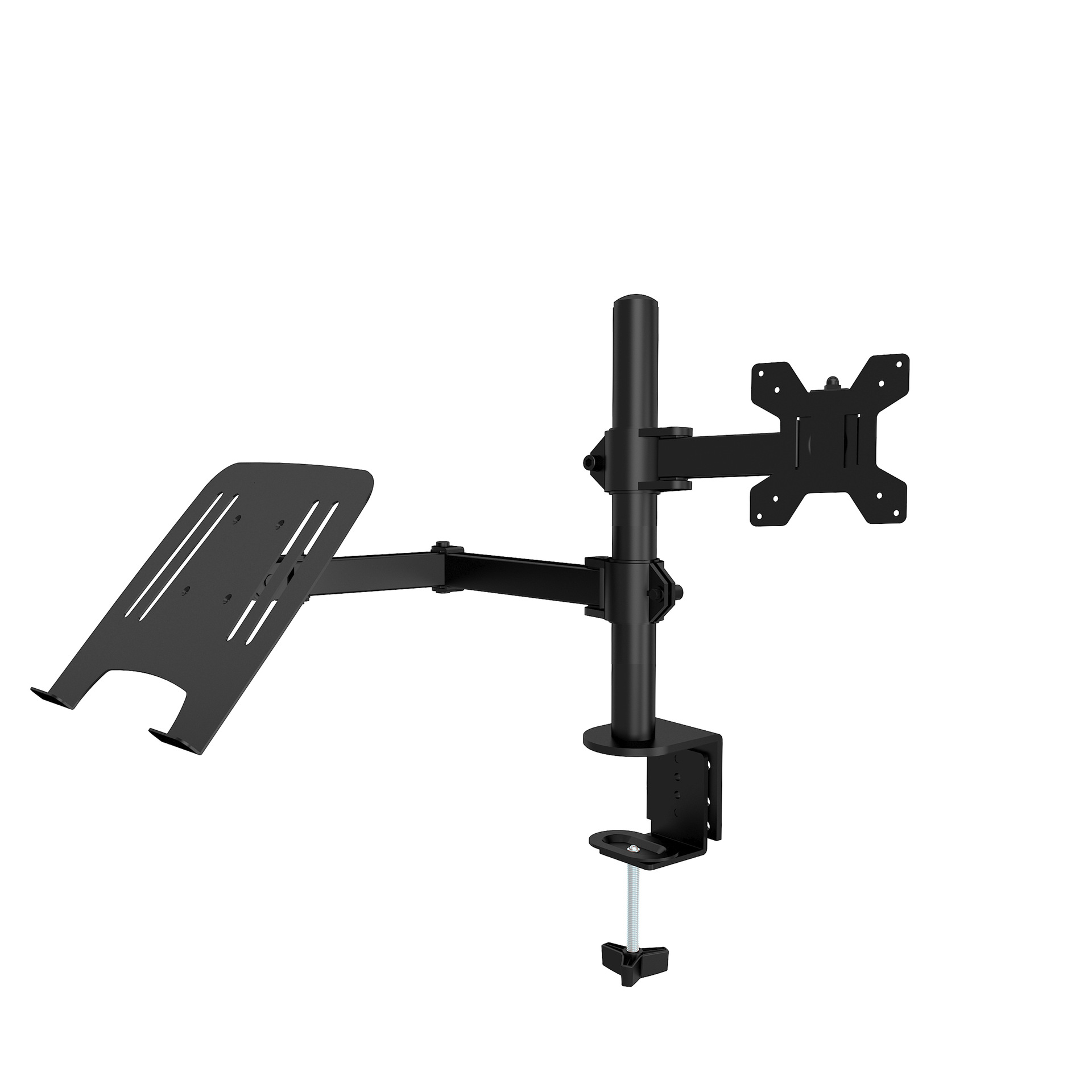 Notebook stand, multi-functional dual-screen monitor stand, computer keyboard bracket, universal rotating combination stand, computer monitor stand, notebook stand detail image 5