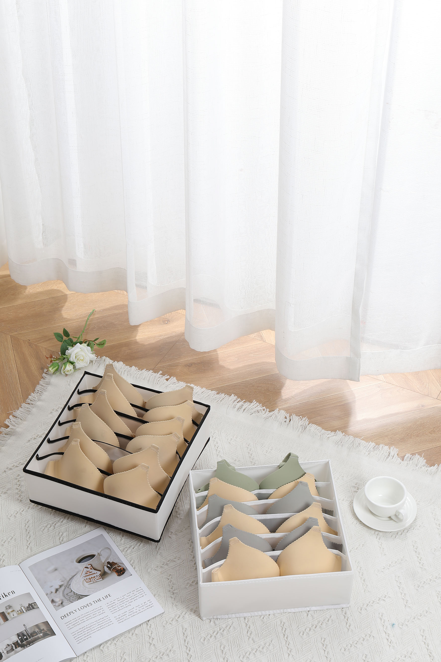 PEVA 6格12格16格20格 收纳盒