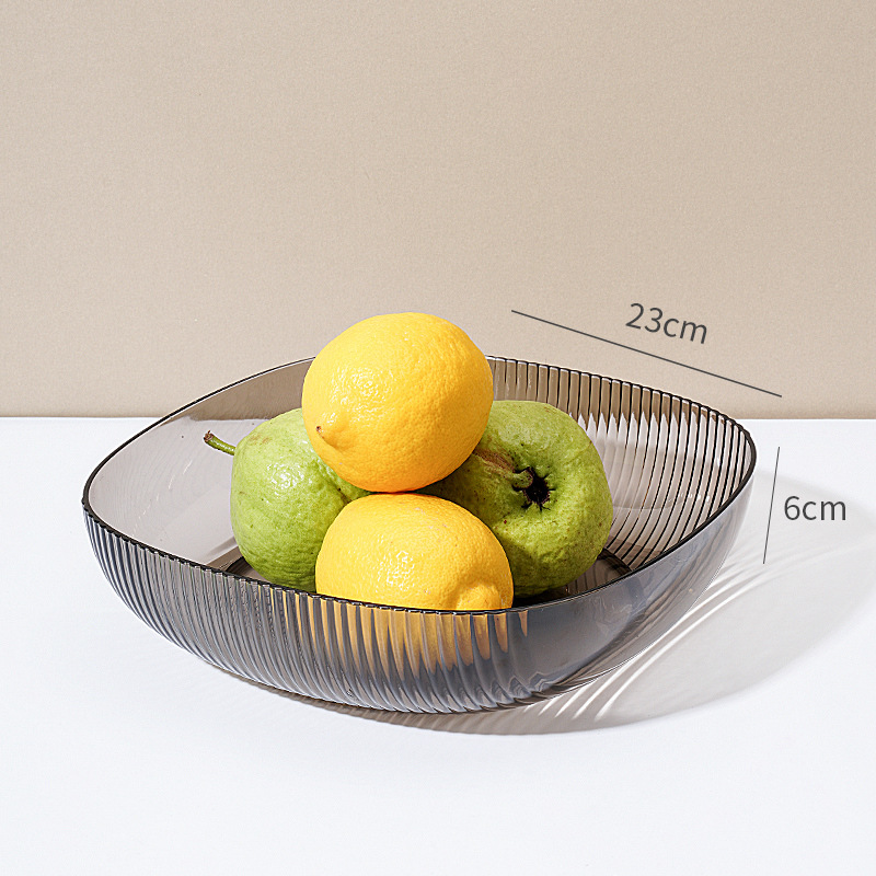 Transparent and light luxury fruit platter foreign trade Application Scenario
