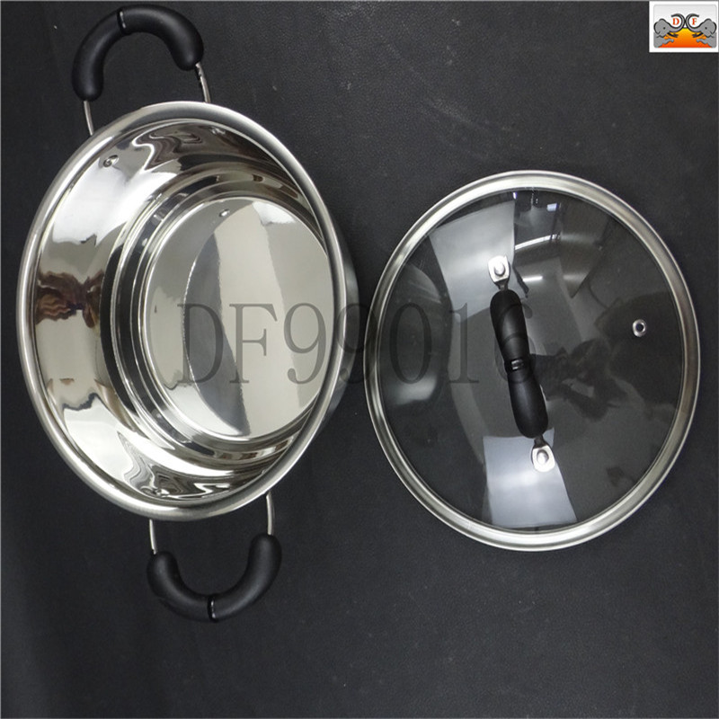 DF99016 Mingyue Soup Pot Factory Direct Delivery 304 Stainless Steel Multi-layer double-bottom Korean double-ear Household Hot Pot Gift Steaming Soup pot DF TRADING HOUSE Application Scenario