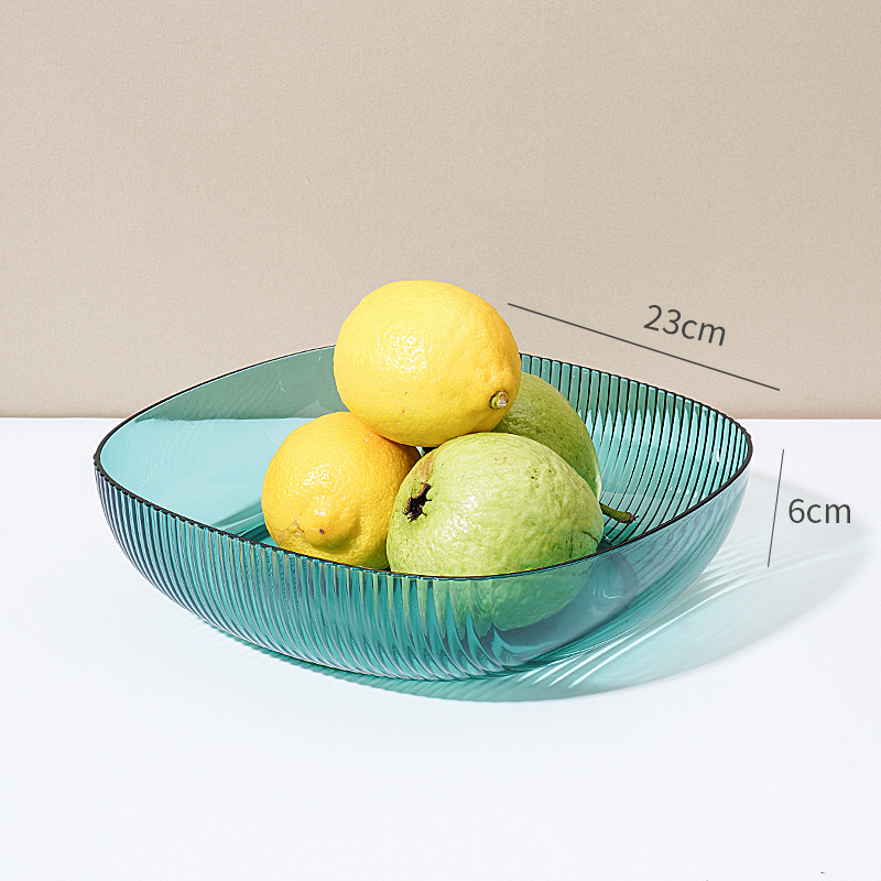 Transparent and light luxury fruit platter foreign trade