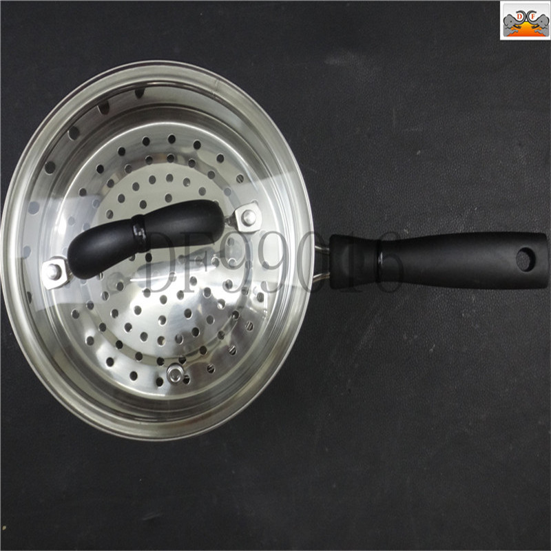 DF68041 Double-layer Mingyue milk pot, stainless steel soup pot, thickened milk pot, household baby food cooking noodle pot, open flame induction cooker Special soup, DF TRADING HOUSE details Picture