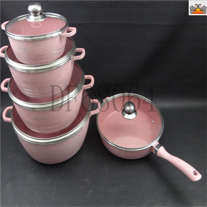DF68064/12件套铝锅/玻璃盖/DF Trading House产品图