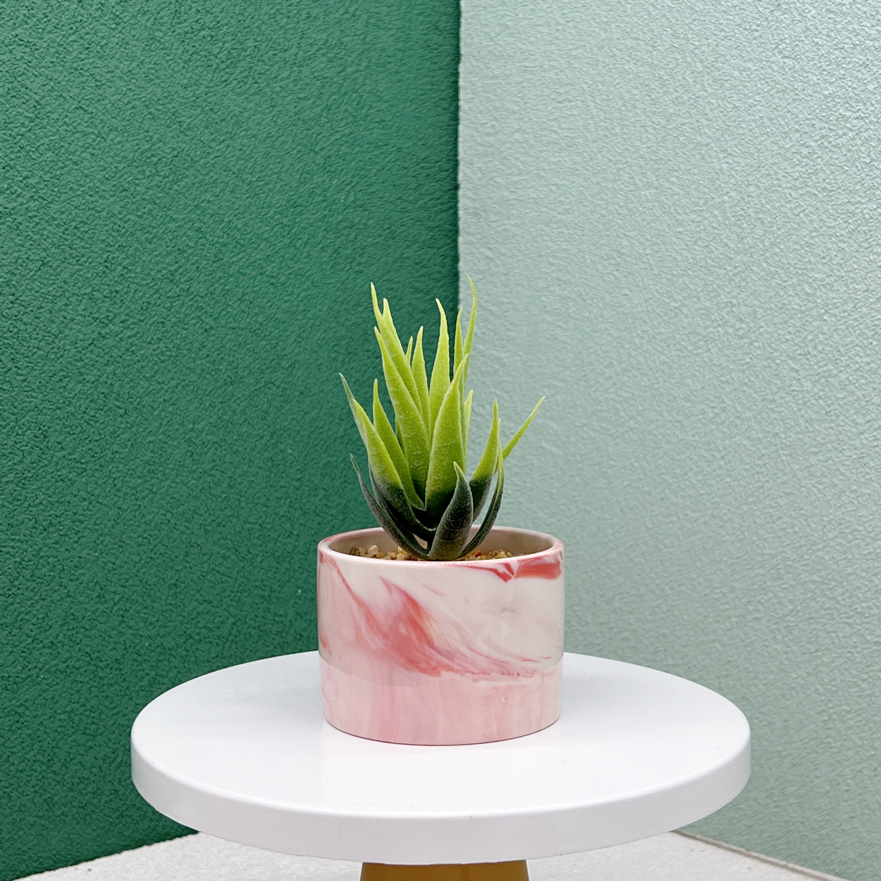 创意多色大理石纹多肉植物花盆 陶瓷花瓶 简约北欧风格盆栽盆器小号