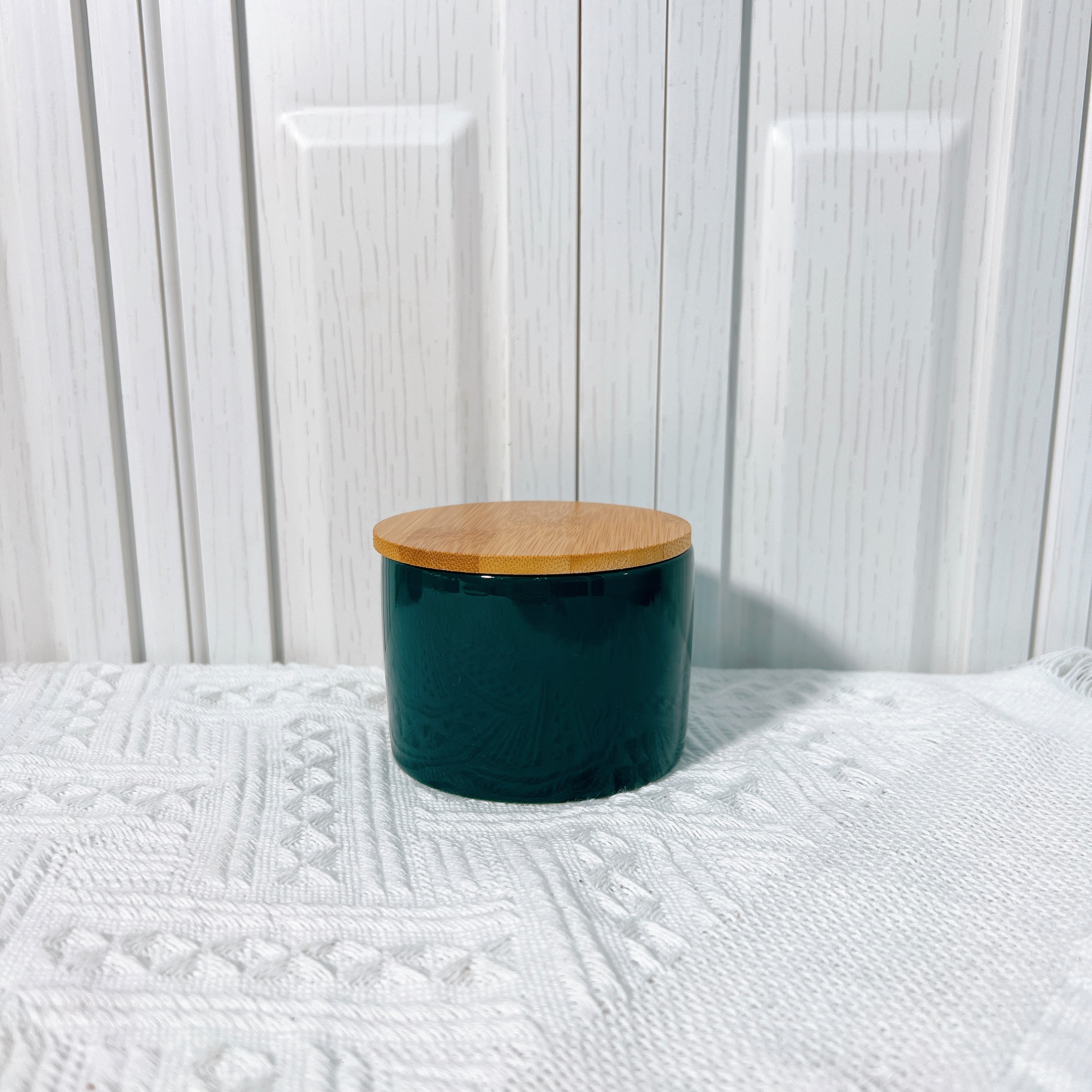 北欧陶瓷密封罐咖啡罐茶叶罐带盖家用食品收纳盒罐子厨房小储物罐小号图
