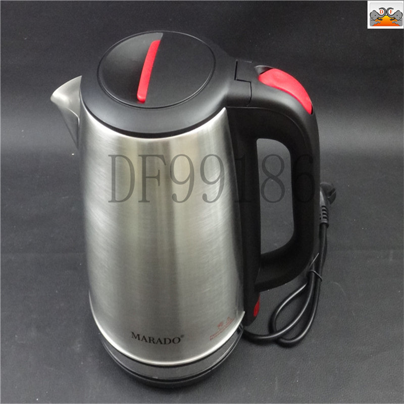 DF99186 201 Sanding stainless Steel Electric kettle, household stainless steel quick-heating small dormitory quick-heating kettle, stainless steel electric hot water DF Trading House details Picture