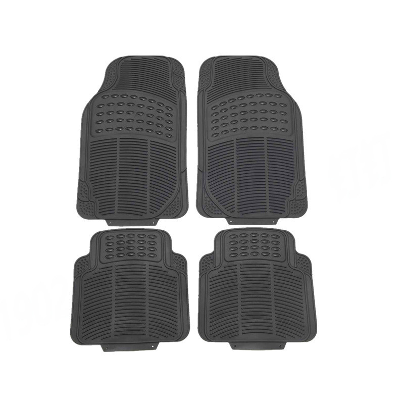 PVC ox eye anti-slip carpet floor mat, PVC carpet for export, universal car floor mat, car floor mat, foot mat 4pc, Qiwei car decoration QW54 Application Scenario
