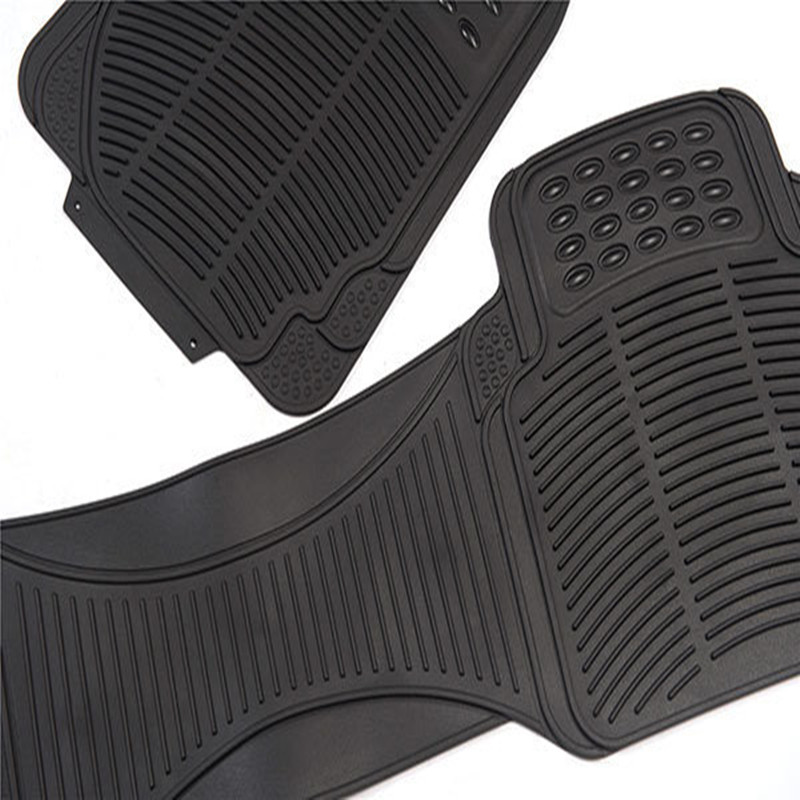 PVC ox eye one-piece 3-piece anti-slip carpet floor mat, PVC carpet for export, universal car floor mat, car floor mat, foot mat 3pc, Qiwei car decoration QW57 Application Scenario