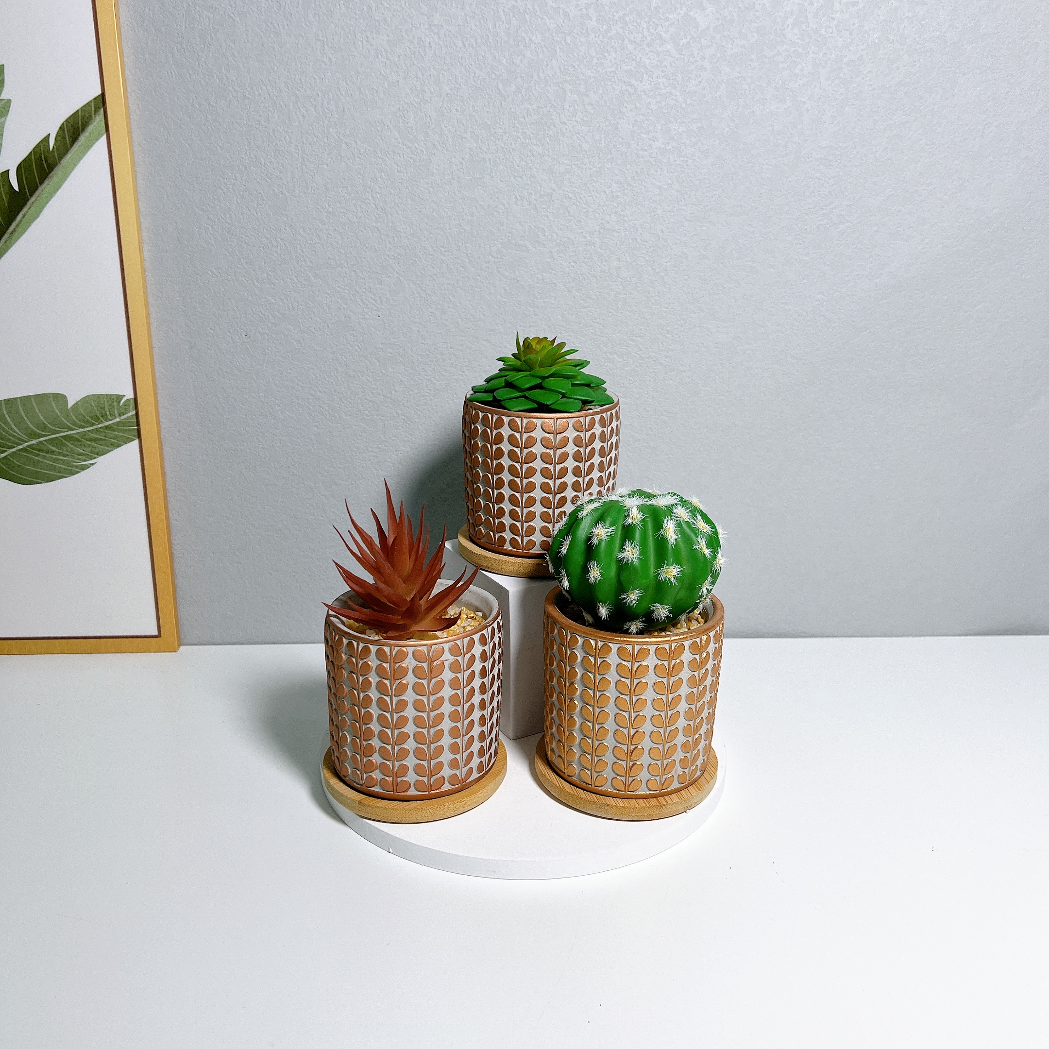 仿真盆栽实物图