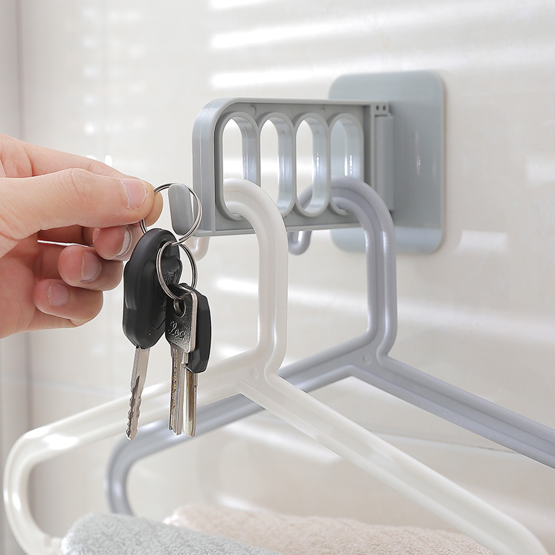 Seamless plastic hanger hooks for foreign trade details Picture