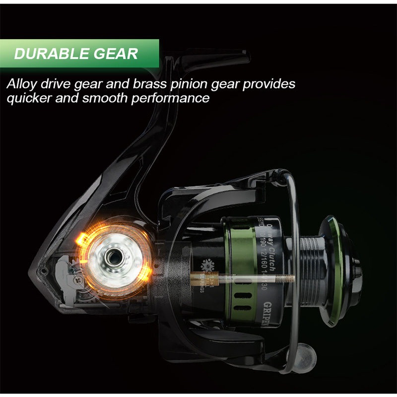 MEREDITH GRIPEN series spinning wheel stainless steel bearing spinning fishing, sea fishing, carp fishing, rock fishing details Picture