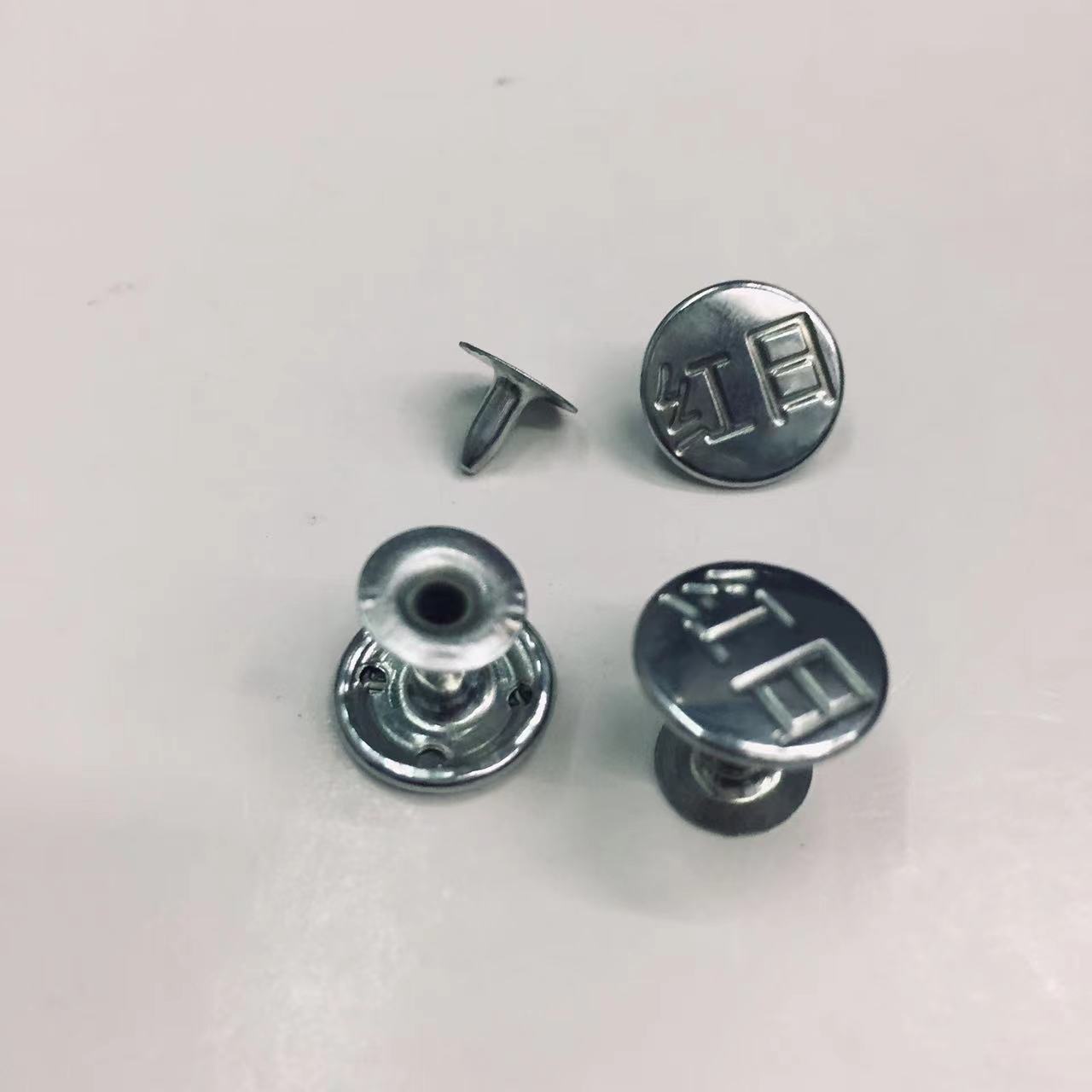 中文印花扣/金属纽扣/铆钉扣产品图