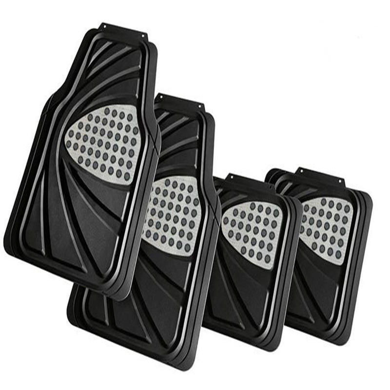 PVC4015 floor MATS, 4-piece anti-slip carpet floor MATS, PVC carpet for export, universal car floor MATS, car floor MATS, foot MATS, 4pc, Qiwei car Accessories, QW61 details Picture