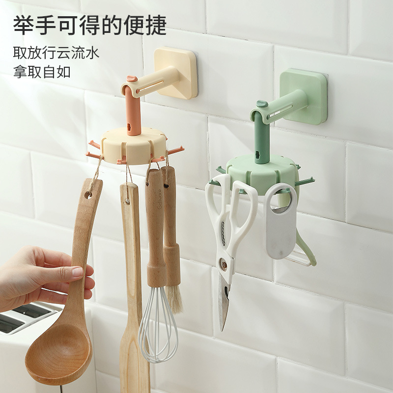 厨房多用旋转挂钩外贸