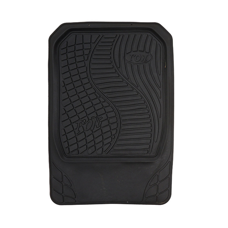 PVCNO.1 floor mat 4-piece anti-slip carpet floor mat PVC carpet export General car floor mat Car floor mat Foot mat 4pc Qiwei Car Decoration QW59 Specification image